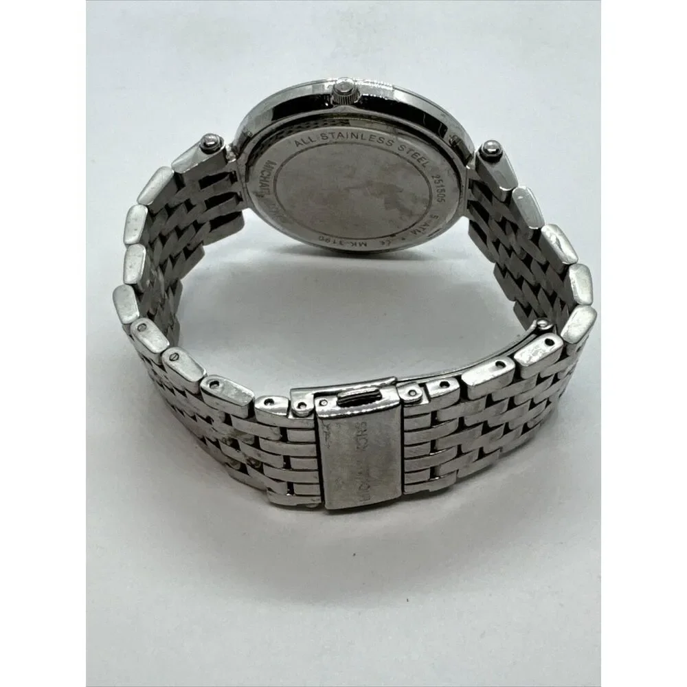 Michael Kors Darci MK3190 Womens Silver Stainless Steel Analog Dial Watch JNA429